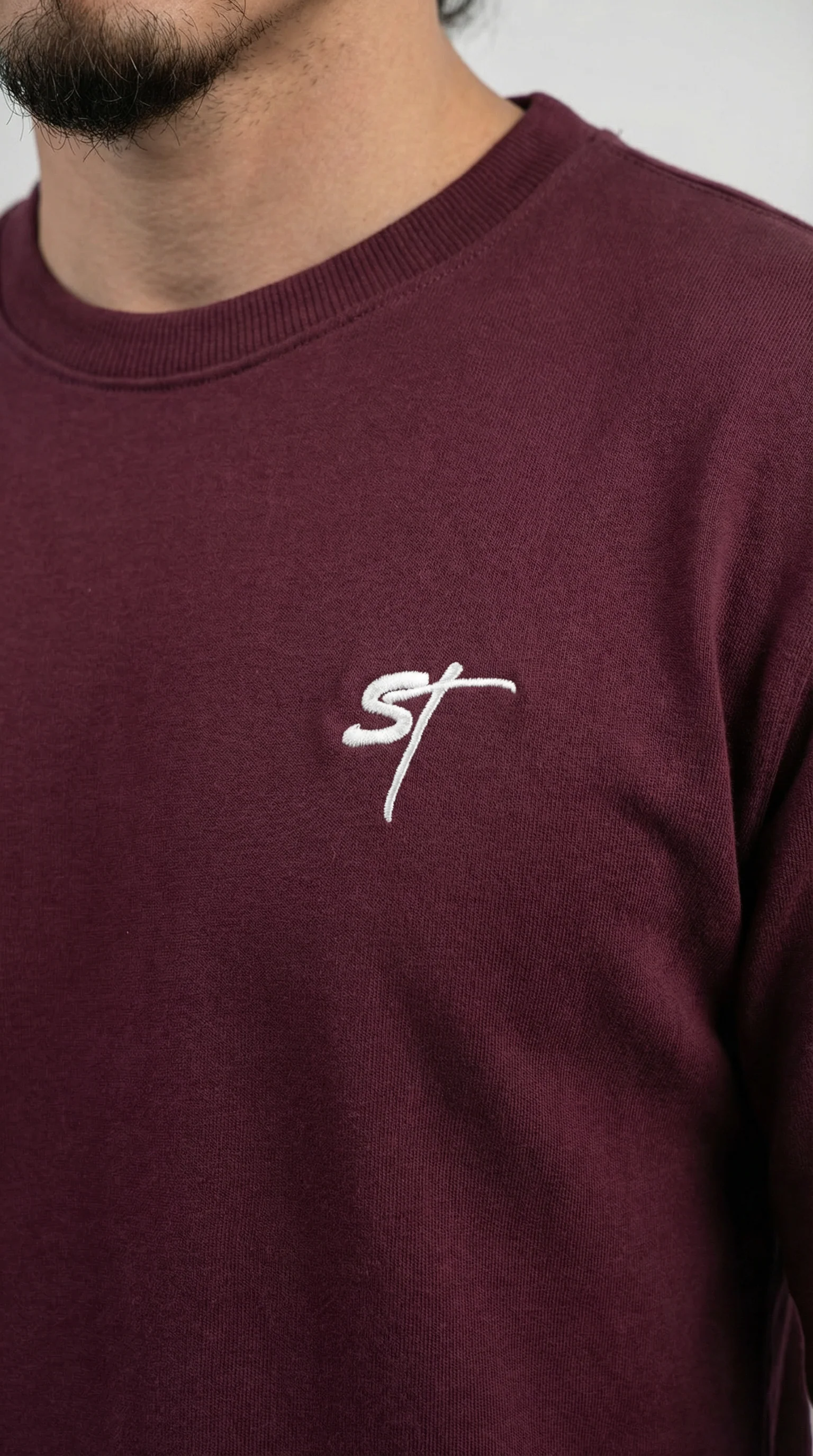 STSL® Longsleeve (350 GSM) – Saints Lost #2 (Burgundy) - Image 5