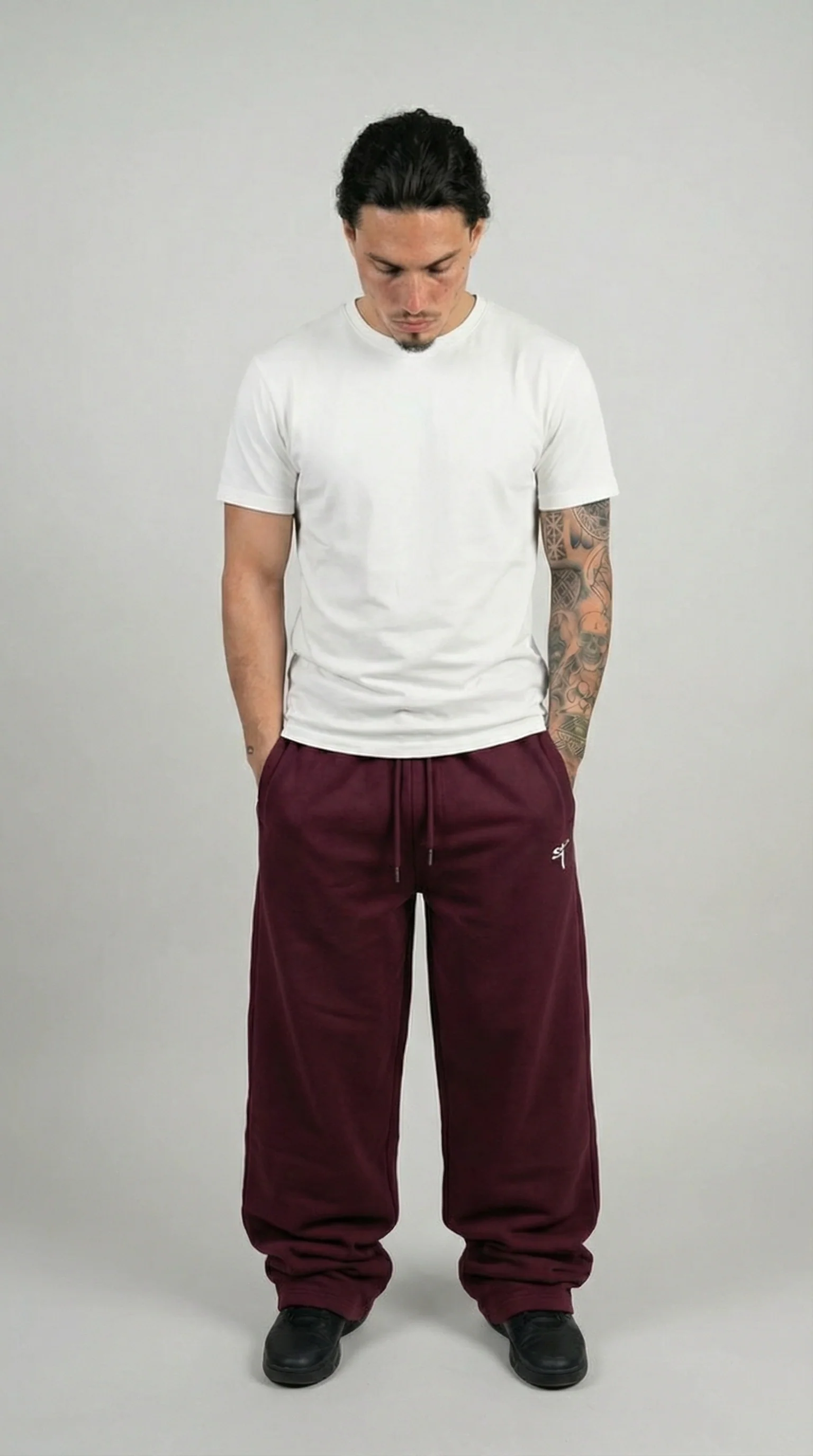 STSL® Joggers – Saints Lost #2 (Burgundy) - Image 2
