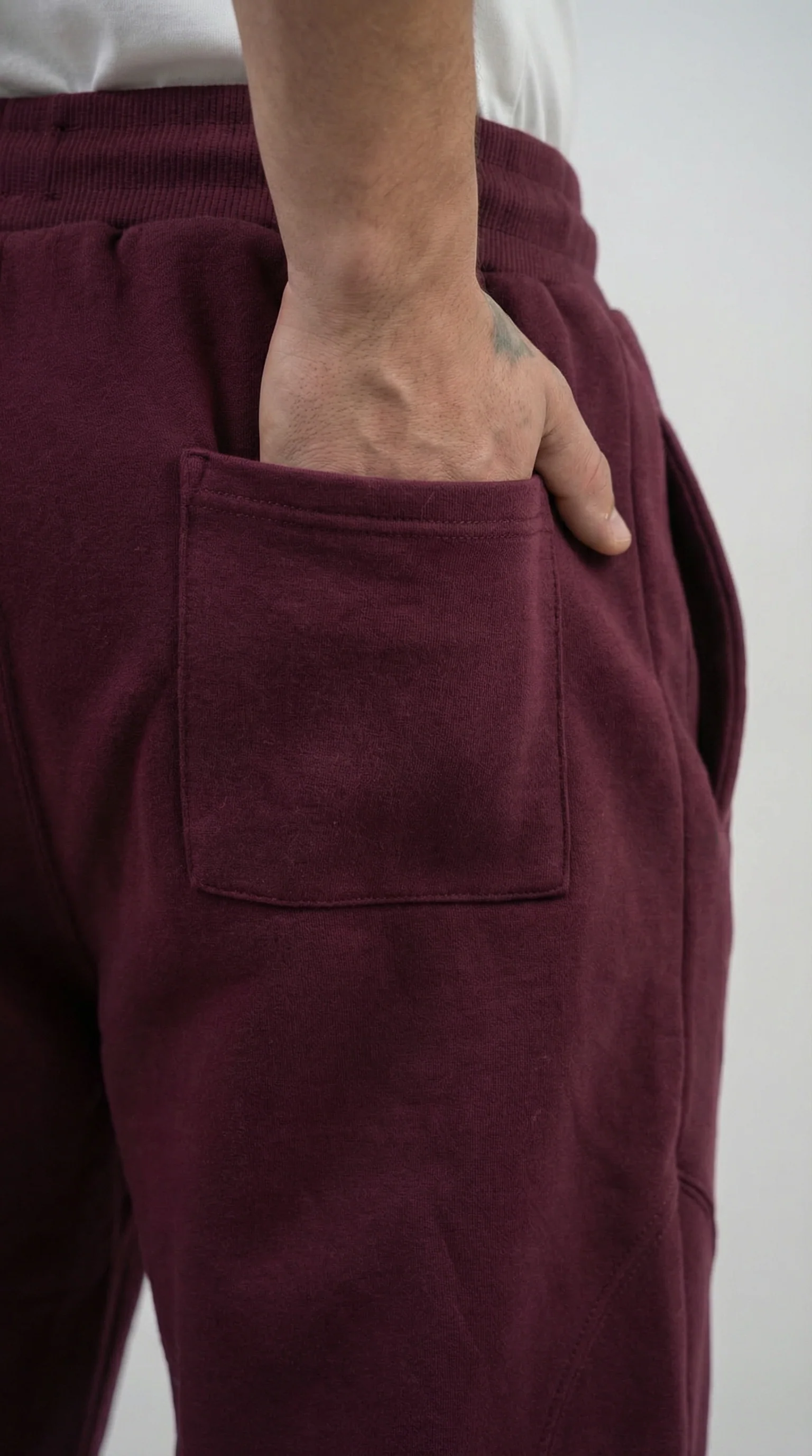 STSL® Joggers – Saints Lost #2 (Burgundy) - Image 4